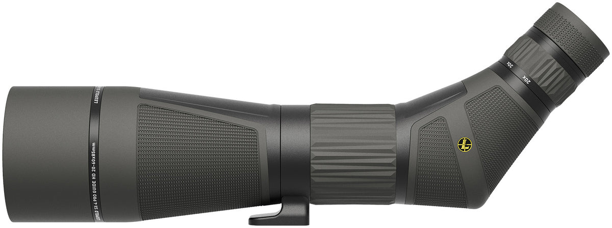 Leupold 185679 SX-4 Pro Guide HD G2 Angled Body 20-60x 85mm Black Spotting Scope