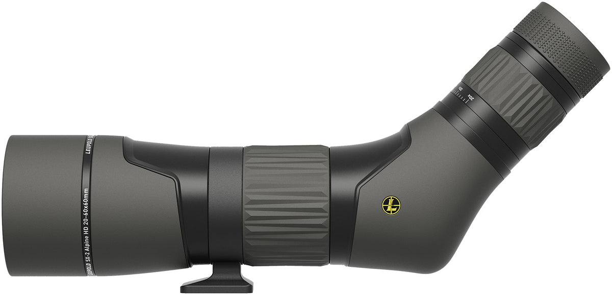 Leupold 185683 SX-2 Alpine HD Angled Body 20-60x 60mm Black Spotting Scope