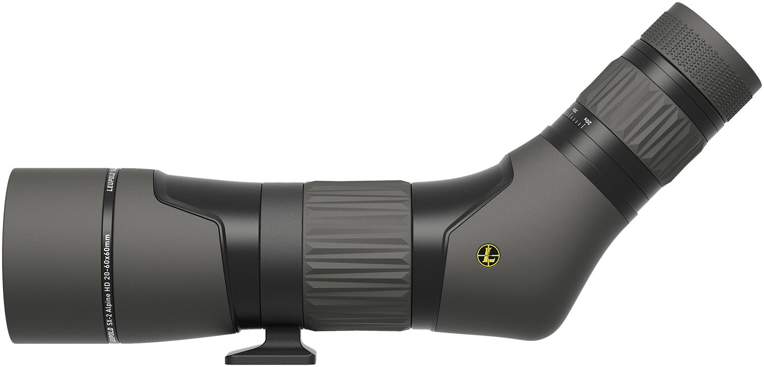 Leupold 185683 SX-2 Alpine HD Angled Body 20-60x 60mm Black Spotting Scope