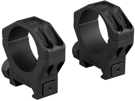 Sig Sauer SOA63003 Alpha 6 Scope Ring Set 30mm Tube High Black Stainless Steel