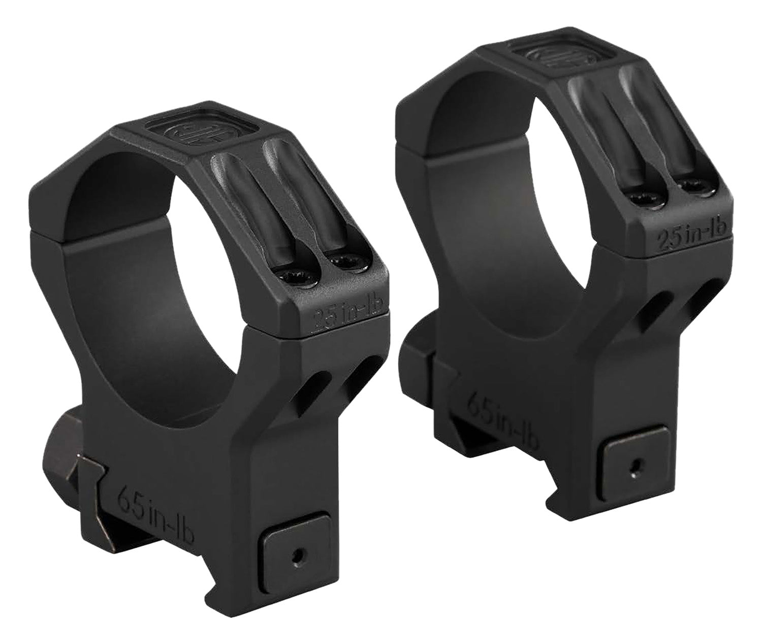 Sig Sauer SOA64002 Alpha 6 Scope Ring Set 34mm Tube Medium Black Stainless Steel