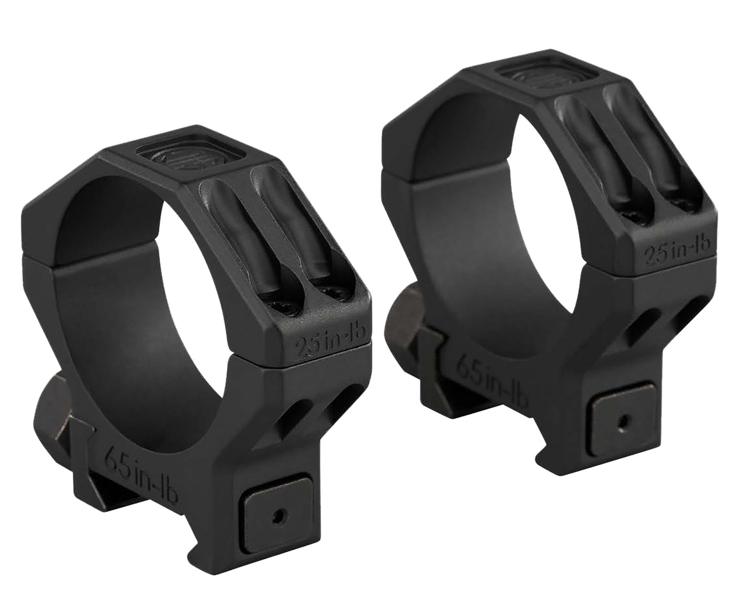 Sig Sauer SOA65002 Alpha 6 Scope Ring Set 35mm Tube Medium Black Stainless Steel