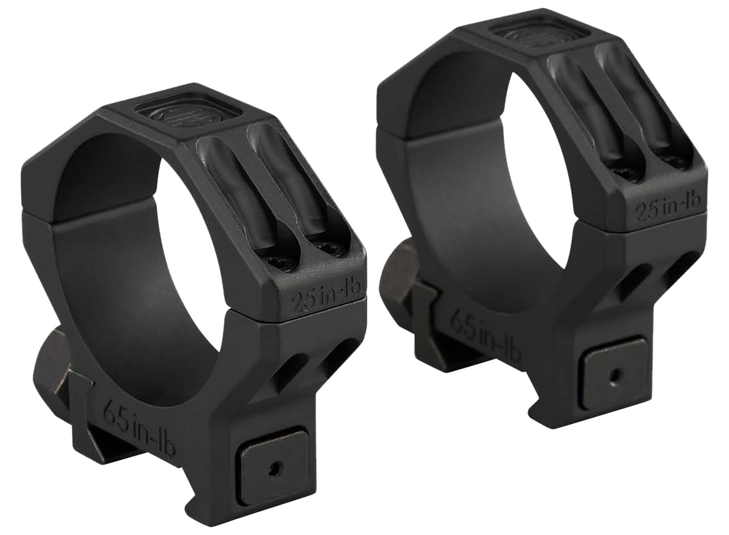 Sig Sauer SOA65004 Alpha 6 Scope Ring Set 35mm Tube High Black Stainless Steel