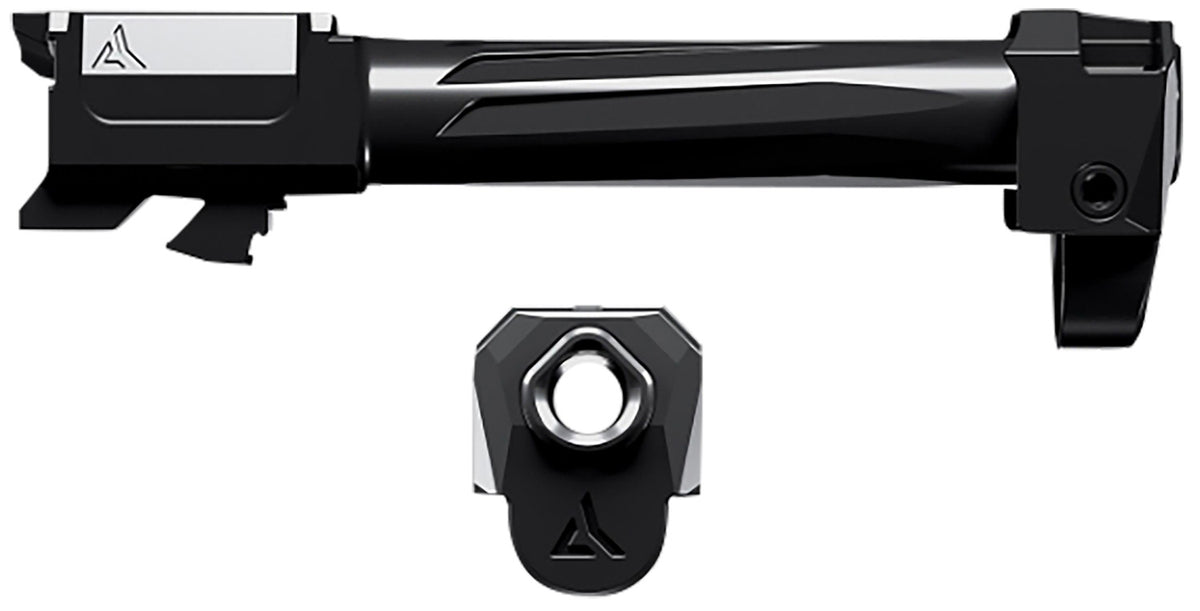 Radian Weapons R0859 Ramjet & Afterburner Combo 9mm for Glock 43X, Black Stainless Steel