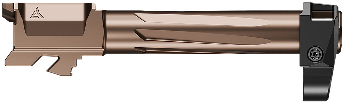 Radian Weapons R0845 Ramjet & Afterburner Combo 9mm Luger for Glock 48, Bronze Stainless Steel