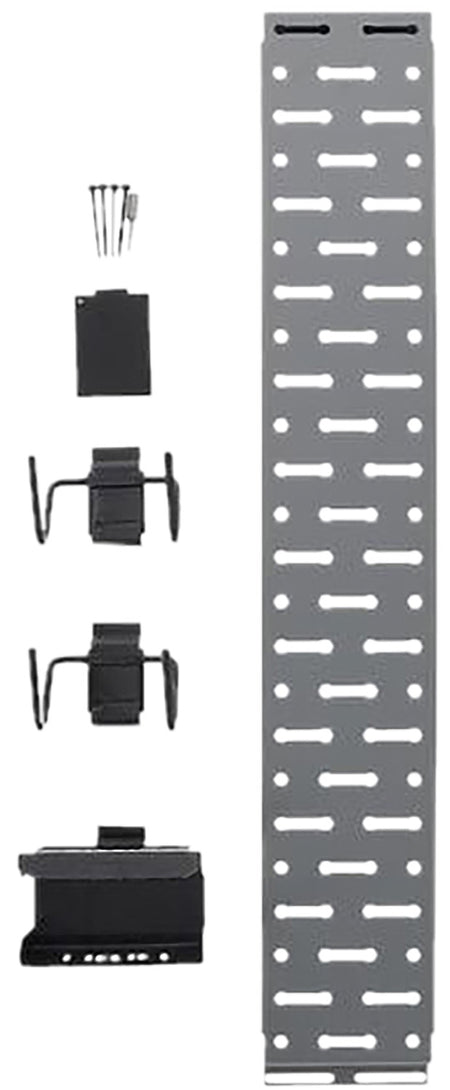 Lockdown 1215348 SecureWall Handgun Storage Kit Black/Silver Holds 2 Handguns