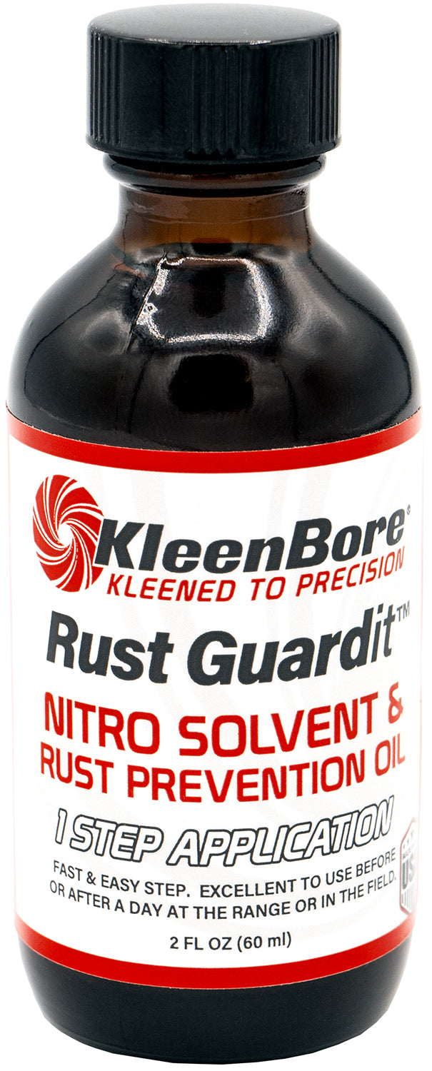 KleenBore RG2BCASE Rust Guardit Nitro Solvent & Rust Prevention Oil Refill Bottle 2 oz (12 per Case)