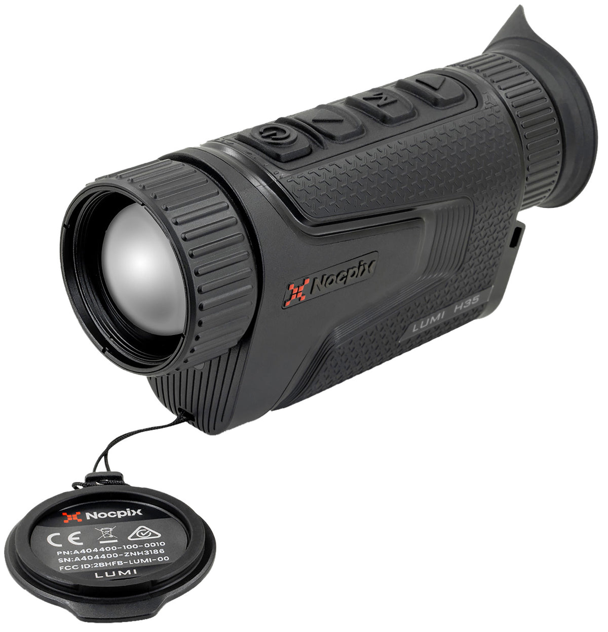 Nocpix LUMIH35 Lumi H35 Thermal Monocular Black 2.5x35mm 640x512 50Hz Digital 4x Zoom