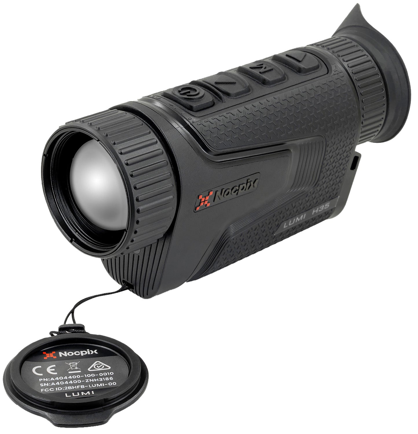 Nocpix LUMIH35 Lumi H35 Thermal Monocular Black 2.5x35mm 640x512 50Hz Digital 4x Zoom