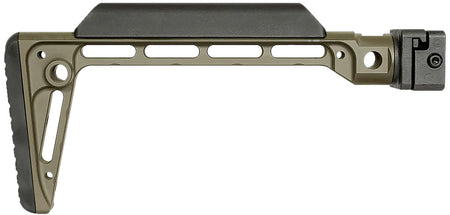 Midwest Industries MIMINSFODG Minimalistic Side Folding Stock OD Green 6061 Aluminum