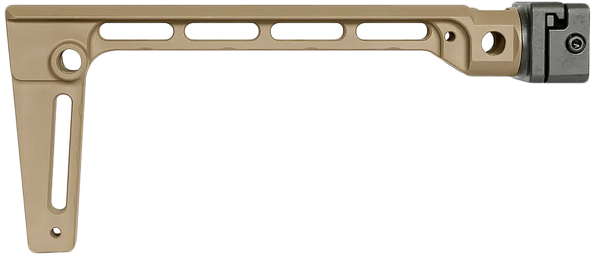 Midwest Industries MIARMSFFDE Arm Brace Side Folding Stock Flat Dark Earth 6061 Aluminum