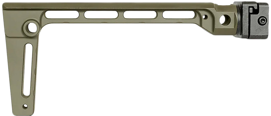 Midwest Industries MIARMSFODG Arm Brace Side Folding Stock OD Green 6061 Aluminum