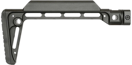 Midwest Industries MIMINF Minimalistic Fixed Stock Black 6061 Aluminum with QD Sling Attachments