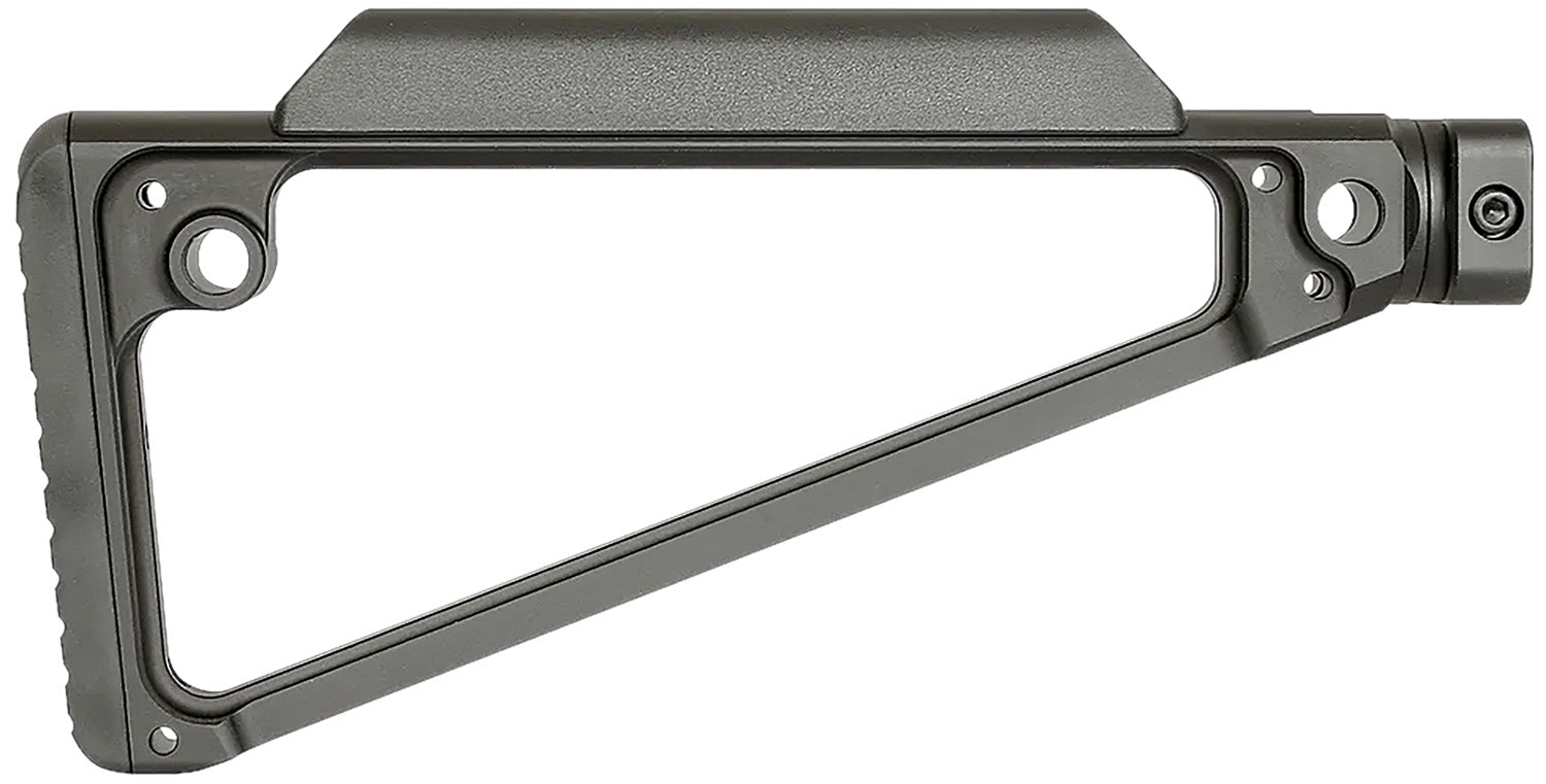 Midwest Industries MITRIF Triangle Fixed Stock Black 6061 Aluminum with QD Sling Attachments
