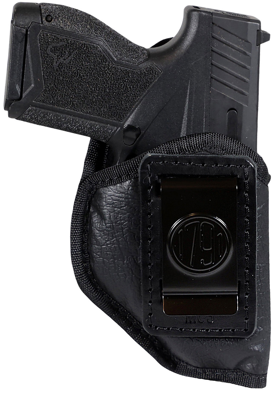 1791 Gunleather EcoCarry IWB Medium Black Holster Right Hand