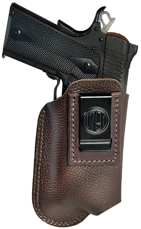 1791 Gunleather IWB Holster Size 04 Brown Leather Right Hand