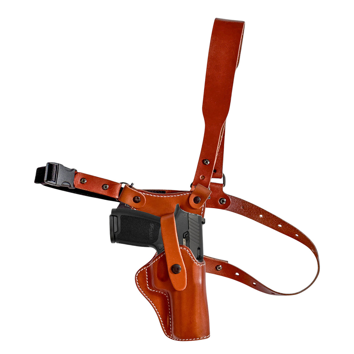 1791 Gunleather PFC2.4BRWR Pathfinder Optic Ready Holster Size 2.4 Brown Fits Sig P320 Right Hand
