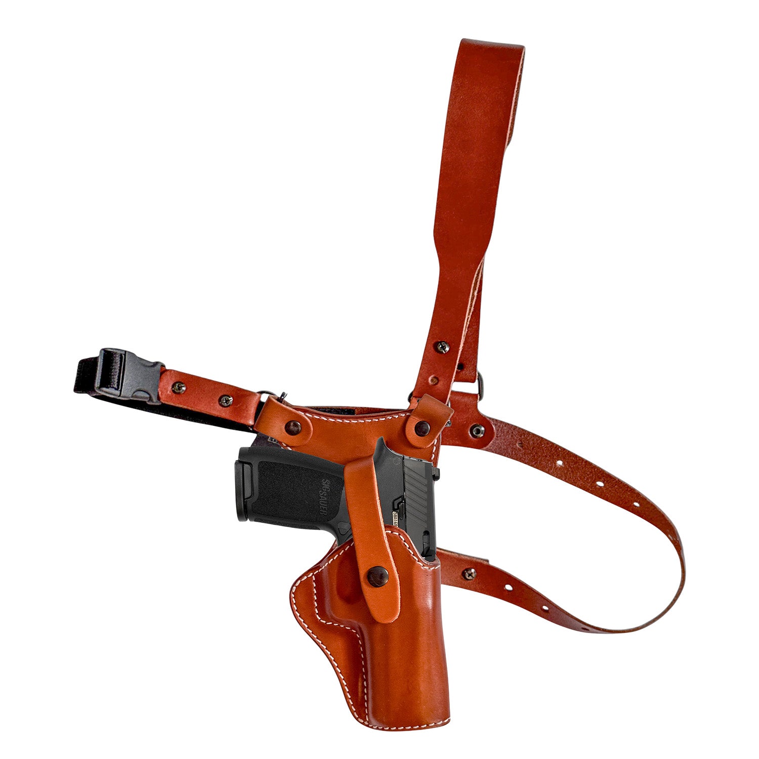 1791 Gunleather PFC2.4BRWR Pathfinder Optic Ready Holster Size 2.4 Brown Fits Sig P320 Right Hand