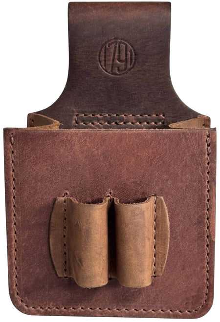 1791 HUNT Shotshell Pouch 12 Gauge Brown Leather