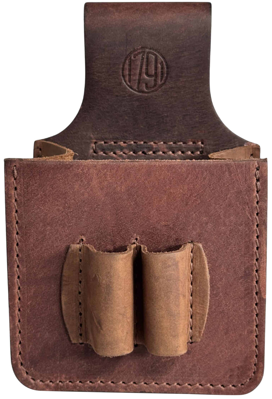 1791 HUNT Shotshell Pouch 12 Gauge Brown Leather