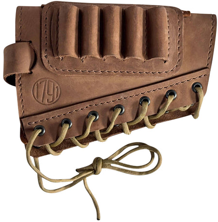 1791 Gunleather HUNT Butt Cuff Ammo Holder Medium Rifle Brown Leather