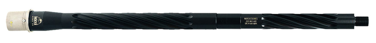 Faxon Firearms Match 223 Wylde 16" Spiral Fluted Black Nitride 416 Stainless Barrel