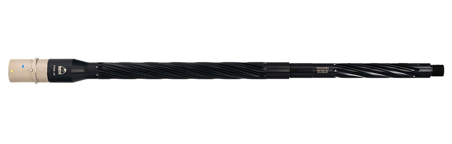 Faxon Firearms Match 308 Win 20" Spiral Fluted Black Nitride 416-R Stainless Barrel