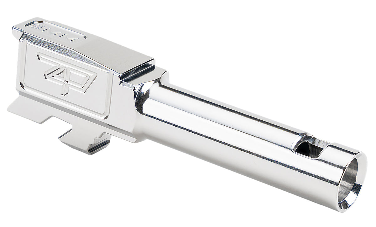 Zaffiri Precision ZP.43BCPSS Glock 43/43x Blowhole Compensated Barrel/Slide Silver 416R Stainless Steel