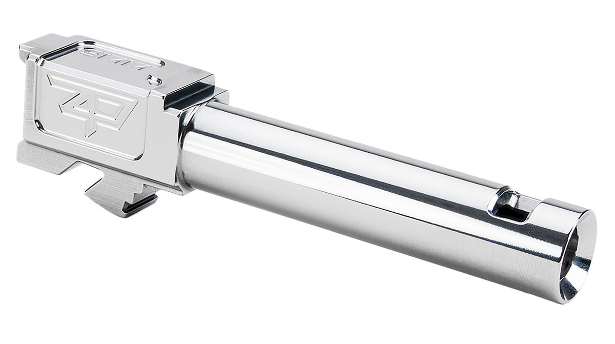 Zaffiri Precision ZP.19BCPSS Glock 19 Gen1-4 Blowhole Compensated Barrel/Slide 3.89" Silver 416R Stainless