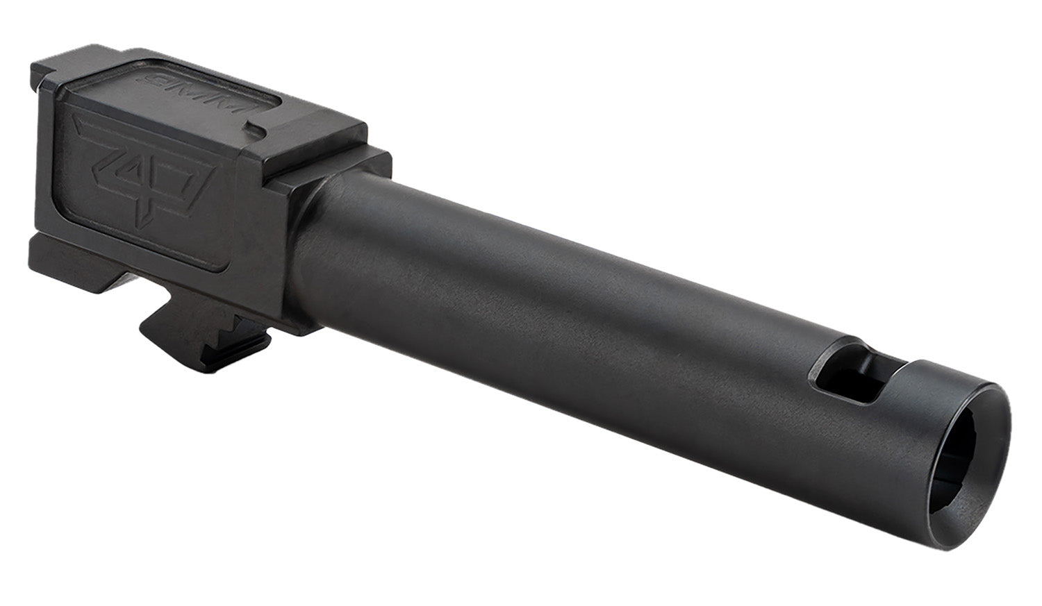 Zaffiri Precision ZP.19G5BCPBN Glock 19 Gen 5 Slide with Blowhole Compensator 3.89" Black 416R Stainless Steel