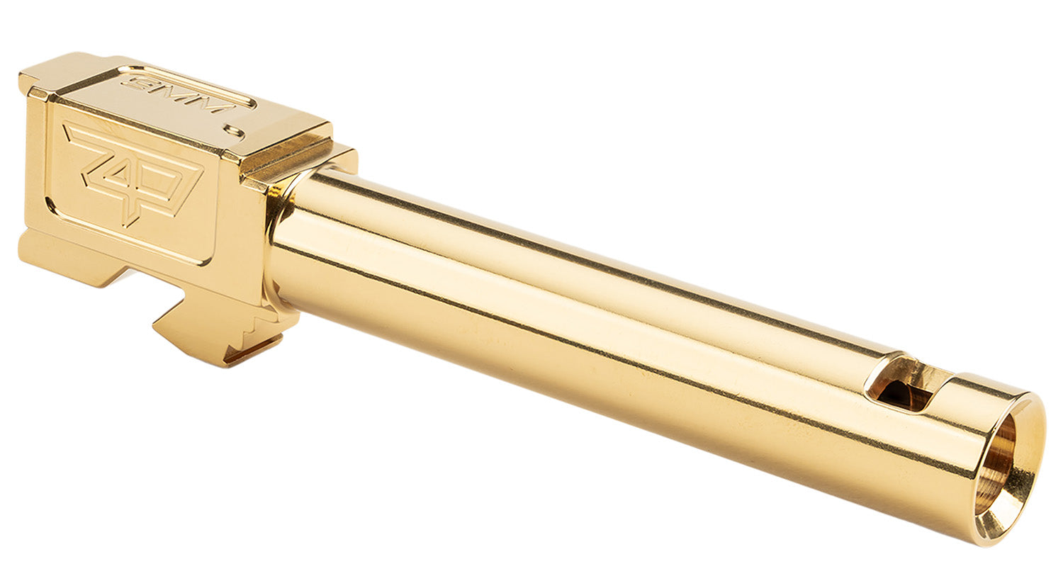 Zaffiri Precision ZP.17BCPG Glock 17 Gen 1-4 Slide with Blowhole Compensator Gold 416R Stainless Steel