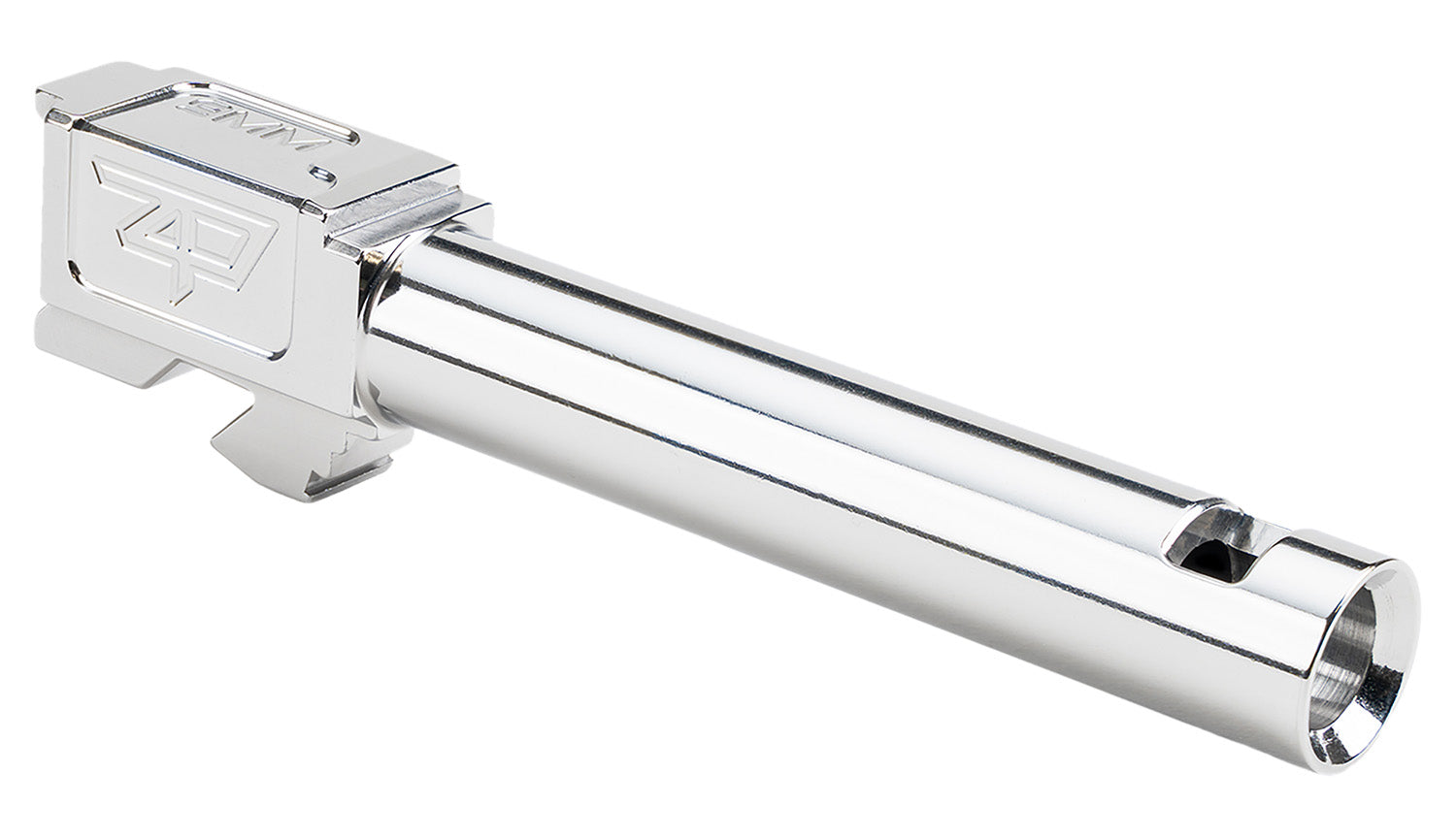 Zaffiri Precision ZP.17BCPSS Glock 17 Gen 1-4 Slide with Blowhole Compensator Silver 416R Stainless Steel