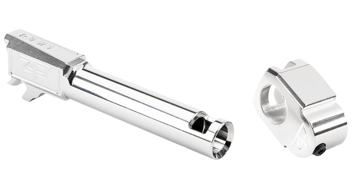 Zaffiri Precision ZP.365BTCSS Threadless Compensator and Barrel 9mm for Sig P365 Silver 17-4 Stainless Steel
