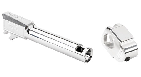 Zaffiri Precision ZP.365BTCSS Threadless Compensator and Barrel 9mm for Sig P365 Silver 17-4 Stainless Steel