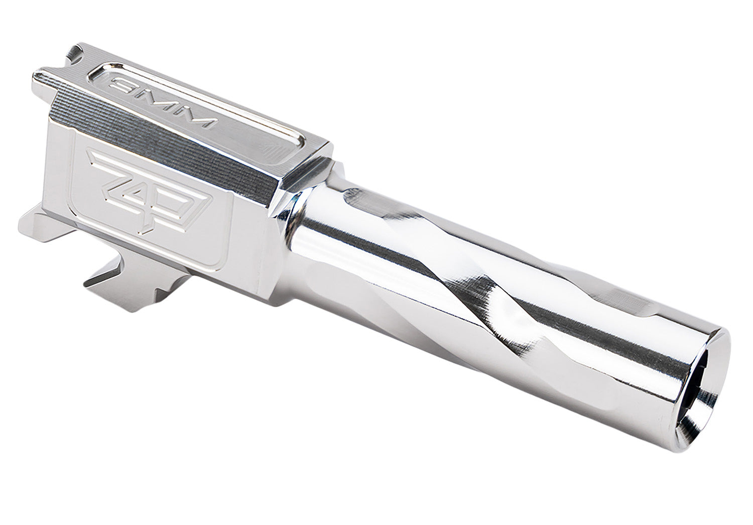 Zaffiri Precision ZP.HCBSS Springfield Hellcat Match Grade Replacement Barrel Silver 416R Stainless Steel