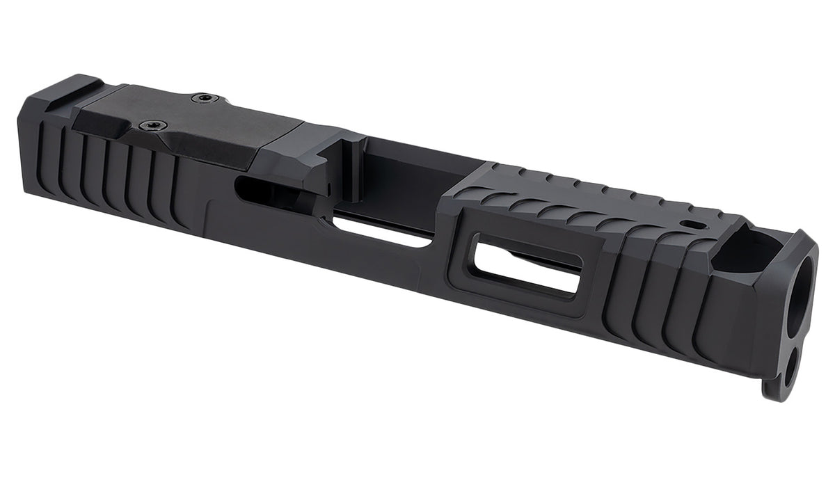 Zaffiri Precision ZPS.B.43.BLK ZPS.IBS Custom Slide for Glock 43/43x Black 17-4 Stainless Steel