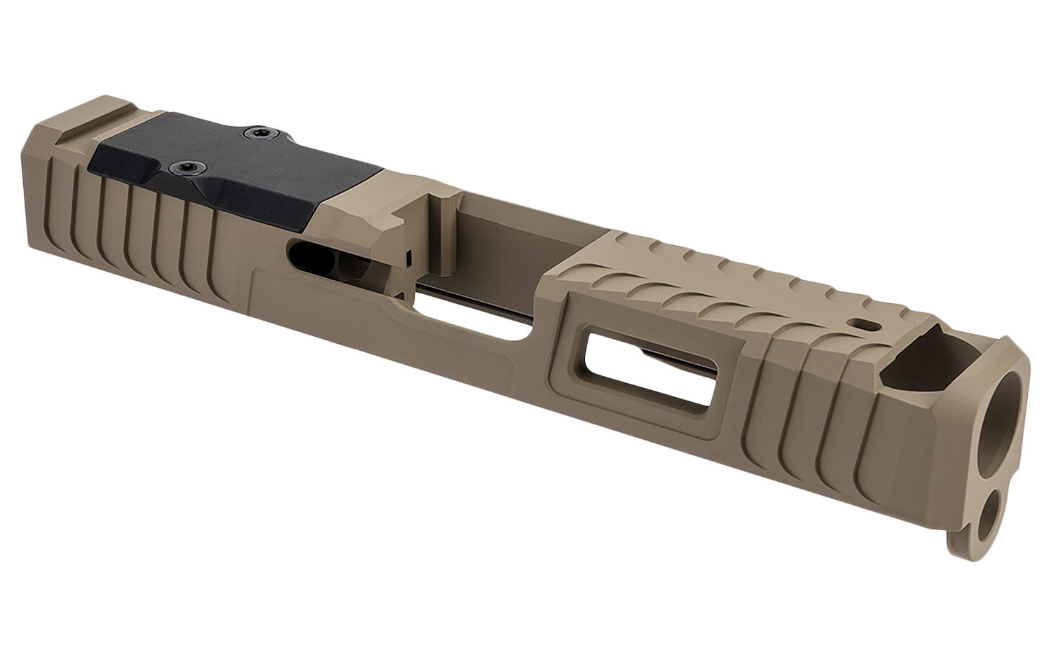 Zaffiri Precision ZPS.B.43.FDE ZPS.IBS Custom Slide for Glock 43/43x Flat Dark Earth 17-4 Stainless Steel