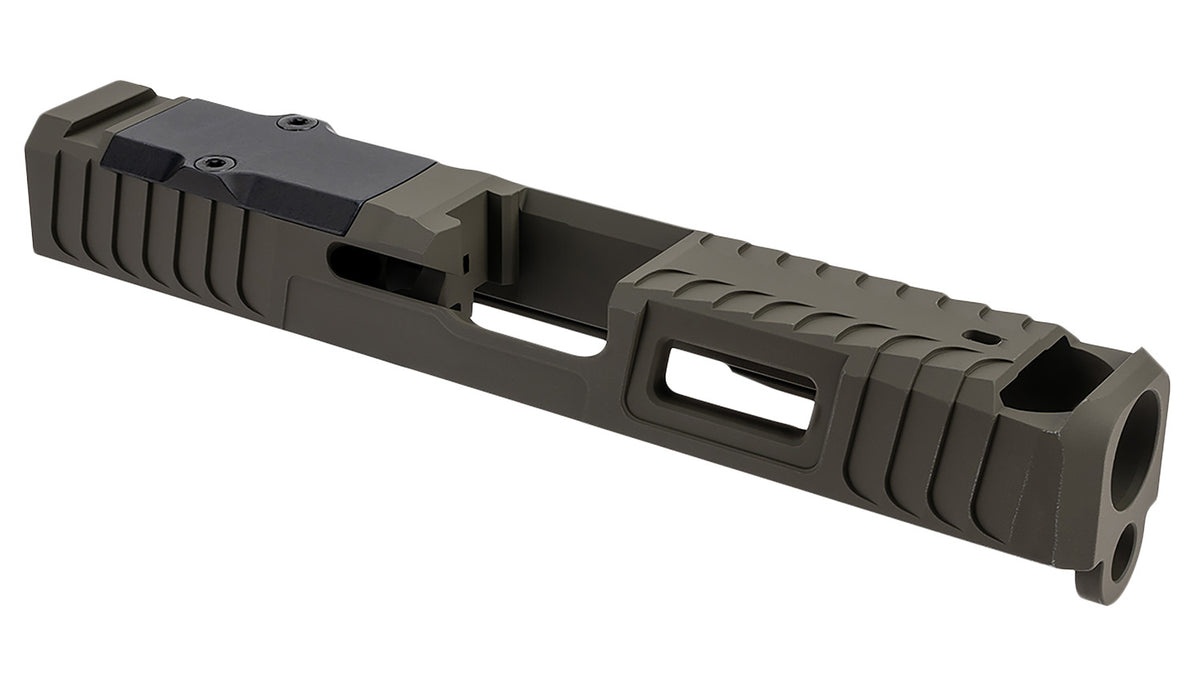 Zaffiri Precision ZPS.IBS Custom Compensated Slide for Glock 19 Gen 3 OD Green 17-4 Stainless Steel