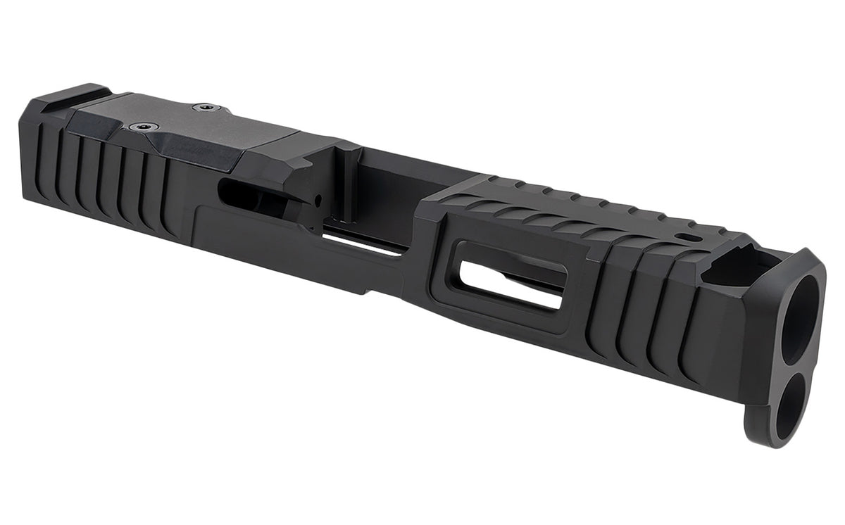 Zaffiri Precision ZPS.IBS Custom Compensated Slide for Glock 19 Gen 5 Black 17-4 Stainless Steel