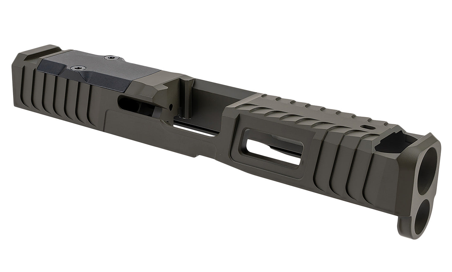 Zaffiri Precision ZPS.IBS Custom Compensated Slide for Glock 19 Gen 5 OD Green 17-4 Stainless Steel
