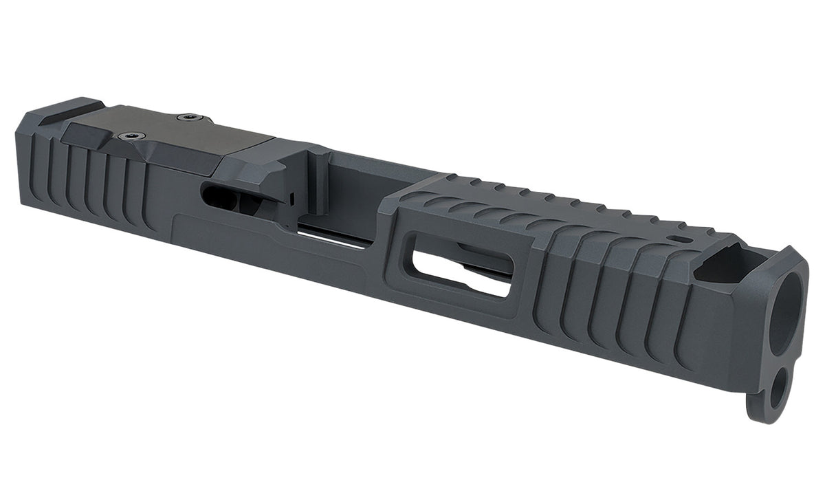 Zaffiri Precision ZPS.IBS Custom Compensated Slide for Glock 17 Gen 3 Sniper Gray 17-4 Stainless Steel