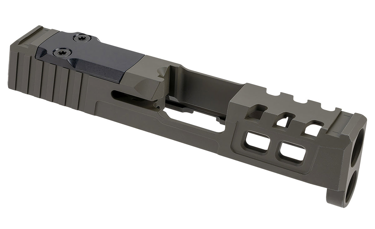 Zaffiri Precision ZPS.2 Custom Optic-Cut Slide for Springfield Hellcat OD Green 17-4 Stainless Steel