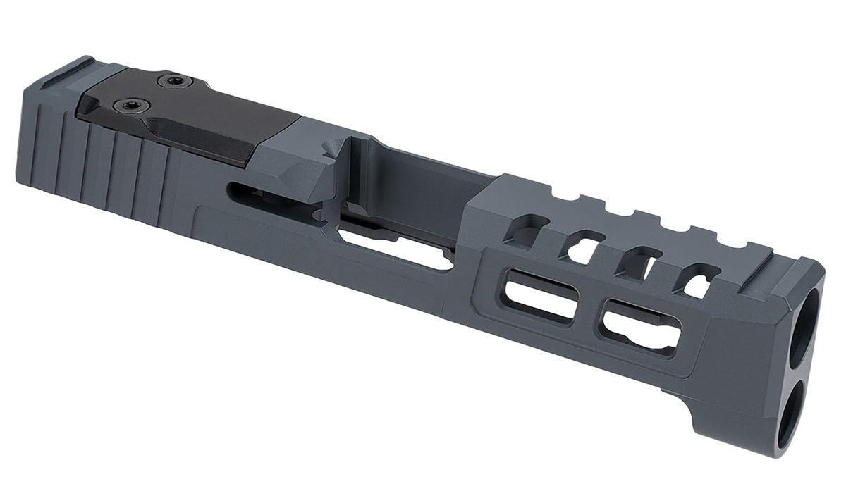 Zaffiri Precision ZPS.2 Custom Slide for Springfield Hellcat Pro in Sniper Gray 17-4 Stainless Steel