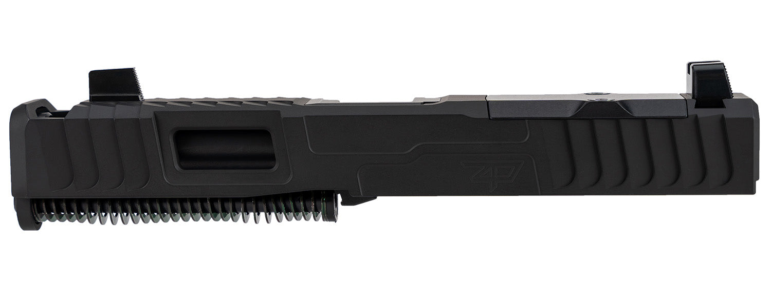 Zaffiri Precision ZPS.B.19.BLK.CU Complete Upper 9mm Black Nitride Stainless Steel Barrel