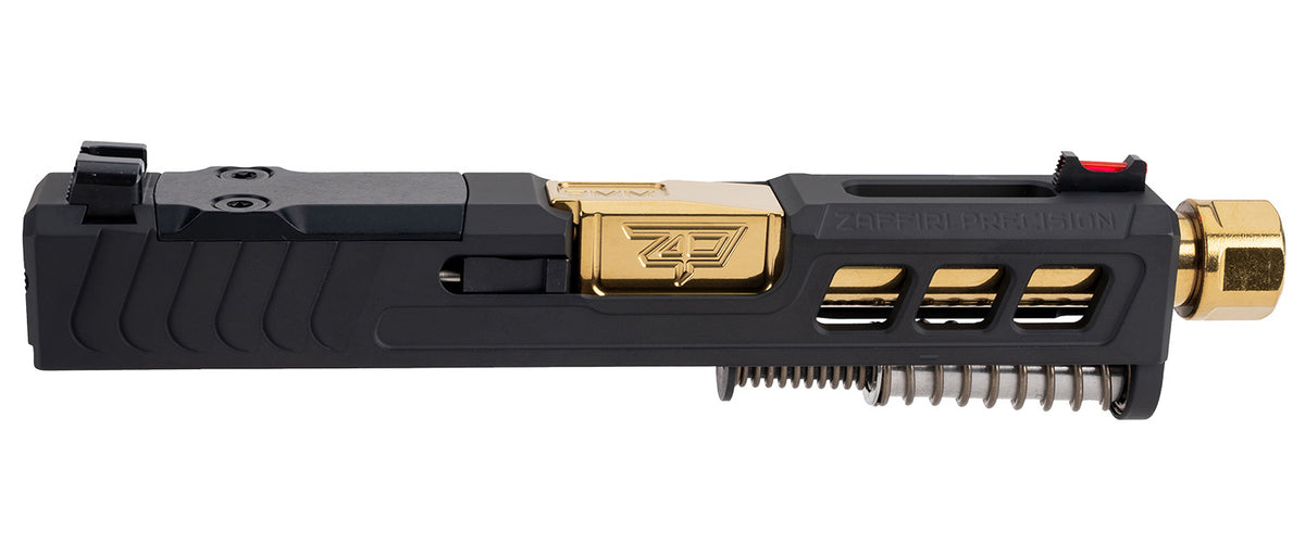 Zaffiri Precision ZPS.3.43.BLK.CU Complete Upper 9mm Black Nitride Stainless Steel for Glock 43