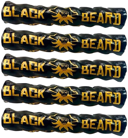 Black Beard Fire Starters 5PACK Fire Rope Black Wax-Infused Cotton 5 Pack
