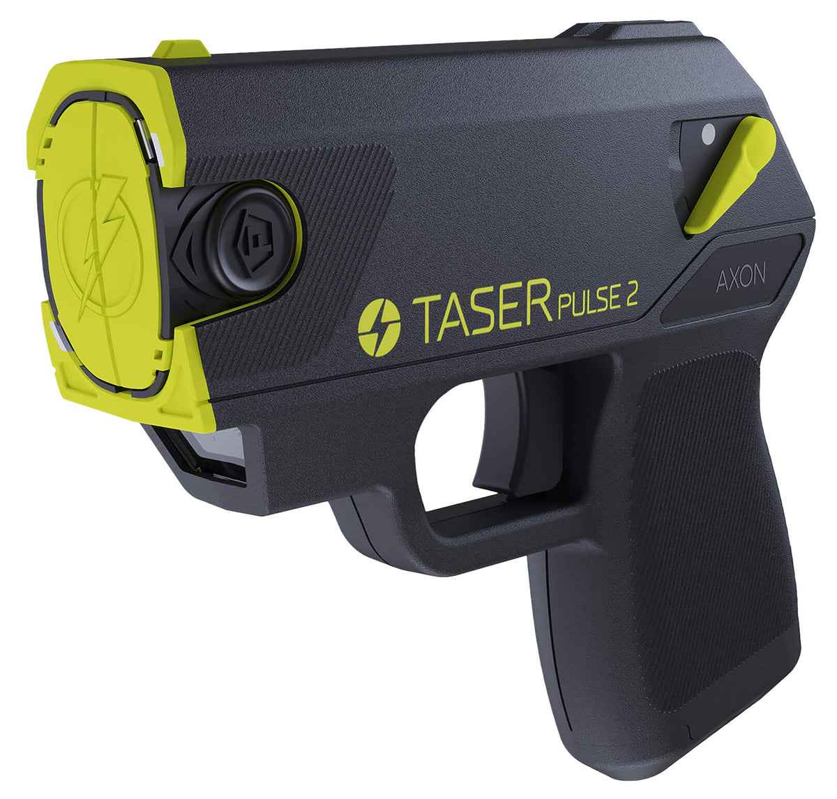 TASER/AXON 101497 Pulse 2 Self-Defense Device 15ft Range Black/Yellow Polymer