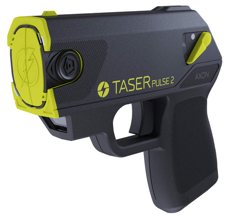 TASER/AXON 101497 Pulse 2 Self-Defense Device 15ft Range Black/Yellow Polymer
