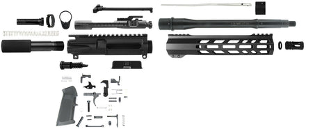 TacFire SSPK556LPK10 AR Pistol Parts Kit 5.56x45mm NATO Black Steel