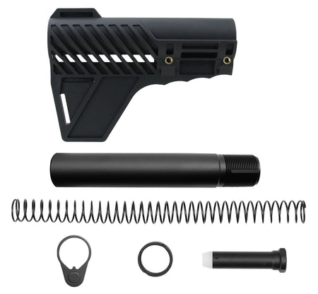 TacFire SP34-49A AR Pistol Stabilizer Brace with Buffer Tube Black